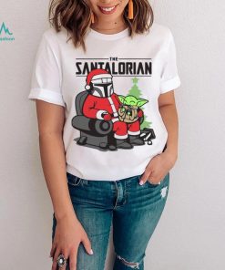 The Santalorian And Baby Yoda Christmas Shirt