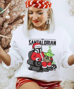 The Santalorian And Baby Yoda Christmas Shirt