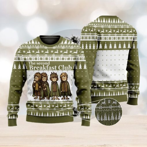 The Second Breakfast Club Ugly LOTR Hobbit Ugly Gift Christmas 3D Sweater For Men And Women