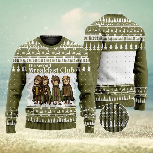 The Second Breakfast Club Ugly LOTR Hobbit Ugly Gift Christmas 3D Sweater For Men And Women