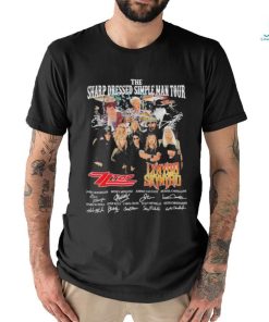 The Sharp Dressed Simple Man Tour Zz Top Lynyrd Skynyrd signatures shirt