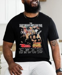 The Sharp Dressed Simple Man Tour Zz Top Lynyrd Skynyrd signatures shirt