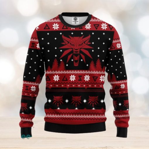 The Witcher Red Ugly Christmas Sweater Amazing Gift Men And Women Christmas Gift