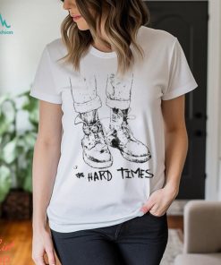 The hard times x dave kloc boot art design t shirt