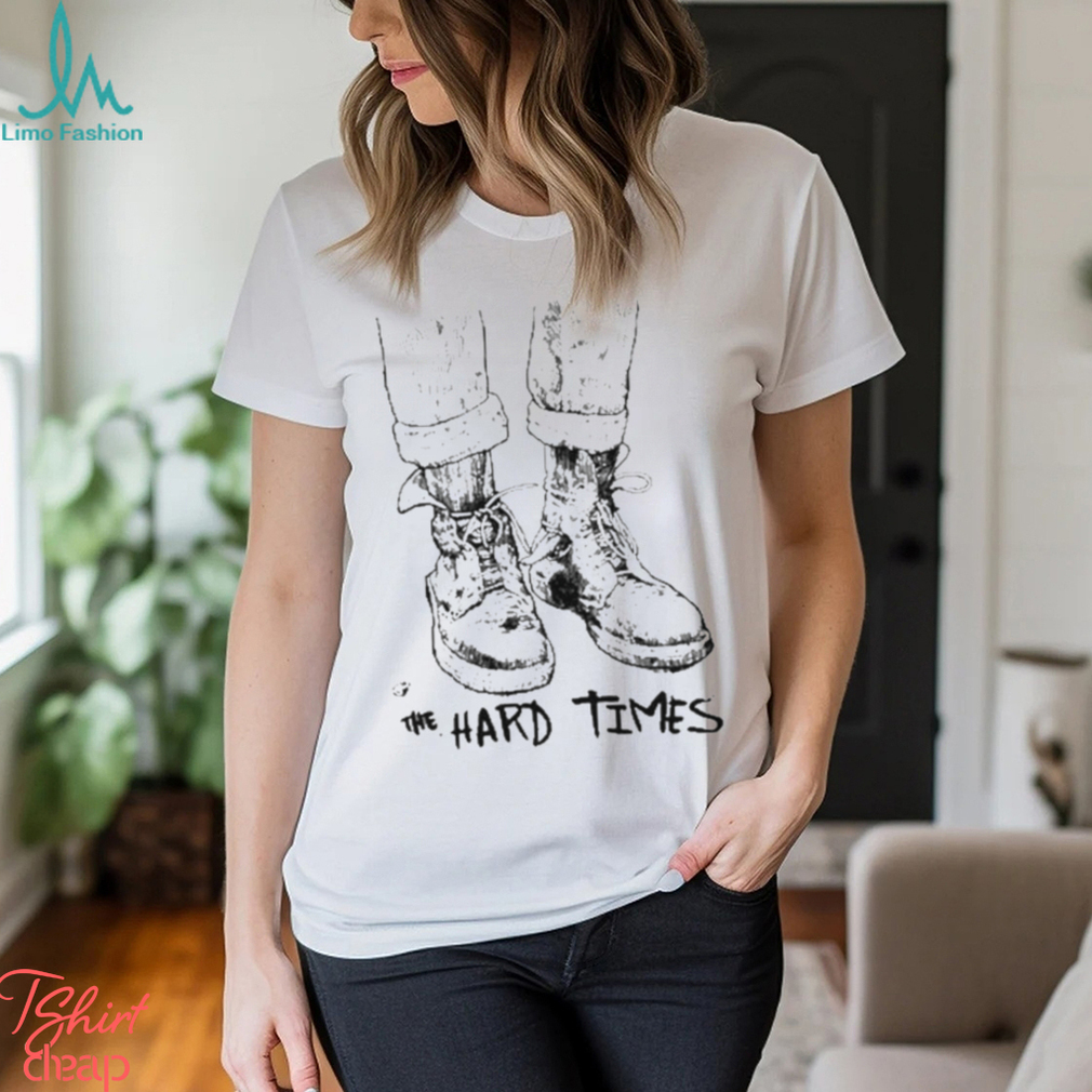 The hard times x dave kloc boot art design t shirt The hard times x dave kloc boot art design t shirt