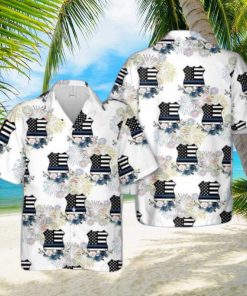 Thin Blue Line Hawaiian Shirt