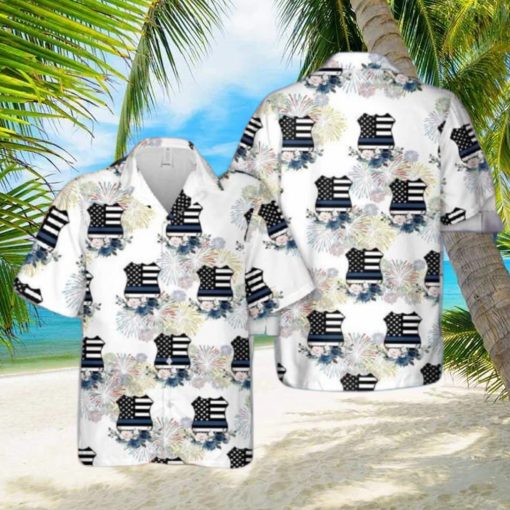 Thin Blue Line Hawaiian Shirt