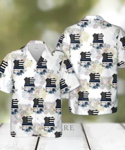 Thin Blue Line Hawaiian Shirt