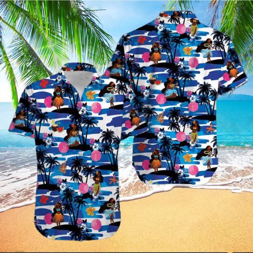 Tiki Hula Girl Dancing Unisex Hawaiian Shirts