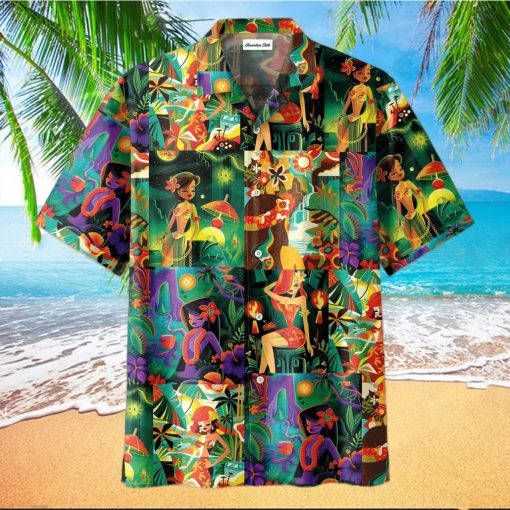 Tiki Tiki Lady Art Unisex Hawaiian Shirts