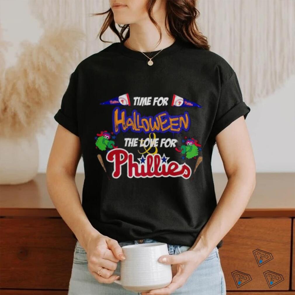 Time For Halloween the love for Philadelphia Phillies shirt - Limotees