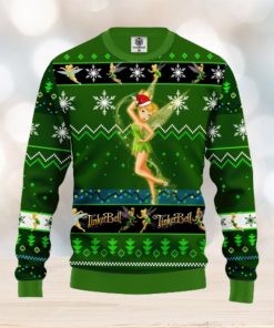 Tinker Bell Ugly Christmas Sweater Green For Men Women