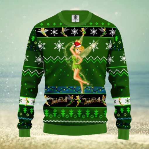 Tinker Bell Ugly Christmas Sweater Green For Men Women