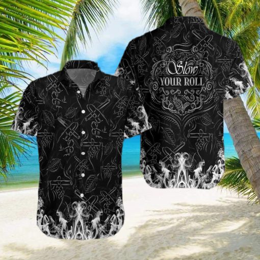 Tobacco Seamless Pattern Hawaiian Shirt