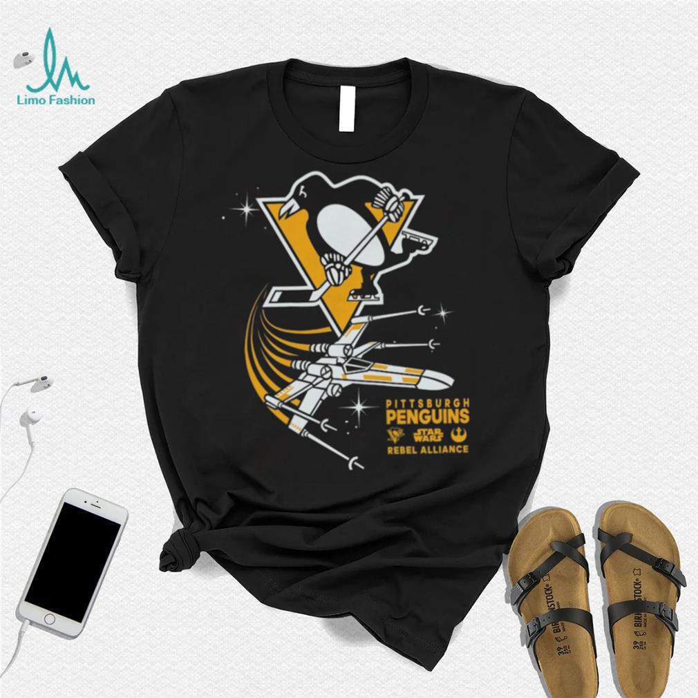 Toddler Pittsburgh Penguins Black Star Wars Rebel Alliance T Shirt -  Limotees