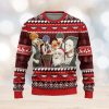 Vintage Ho Ho Hodor Knitted Ugly Knitted Whiskey Christmas 3D Sweater For Men And Women