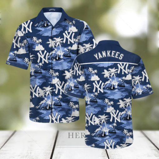 Tommy Bahama New York Yankees Hawaiian Shirt