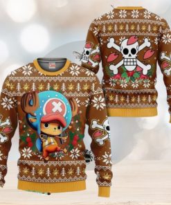 Merry Christmas From Luffy And Chopper One Piece Luffy And Chopper One Piece  Anime Unisex Sweatshirt - Teeruto