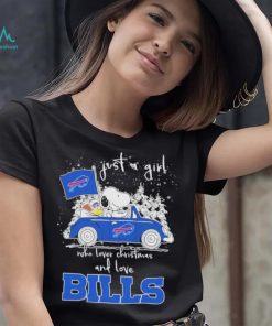 Top Just A Girl Who Lover Christmas And Love Bills Shirt