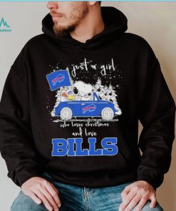 Top Just A Girl Who Lover Christmas And Love Bills Shirt