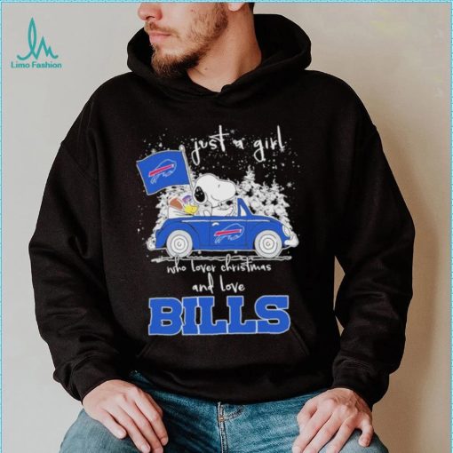 Top Just A Girl Who Lover Christmas And Love Bills Shirt