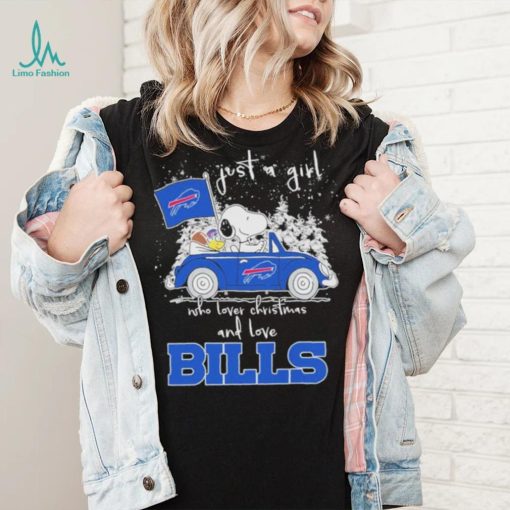 Top Just A Girl Who Lover Christmas And Love Bills Shirt