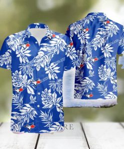 Toronto Blue Jays Tropical Flower Set 3D Hawaiian Shirt And Short Gift For Men And Women