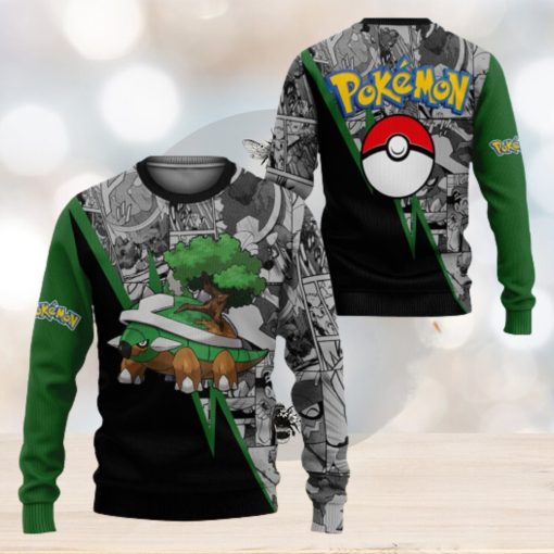 Torterra Torterra Anime Torterra Xmas Pocket Monster Gift Ugly Christmas Sweater For Men And Women