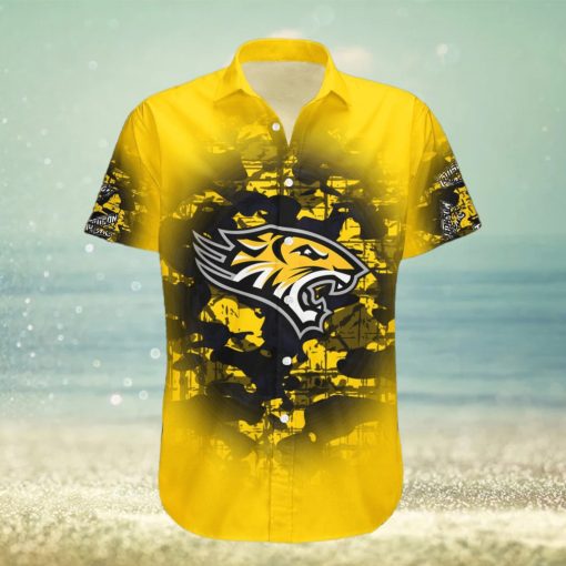 Towson Tigers Hawaiian Shirt Camouflage Vintage NCAA Gift For Fans