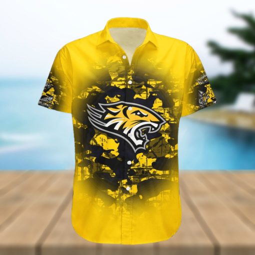 Towson Tigers Hawaiian Shirt Camouflage Vintage NCAA Gift For Fans