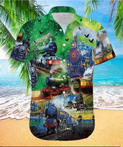 Train Life Is A Journey Enjoy The Ride Unisex Hawaiian Shirts