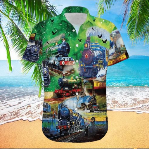 Train Life Is A Journey Enjoy The Ride Unisex Hawaiian Shirts