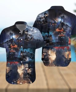 Train Locomotive Unisex Hawaiian Shirt