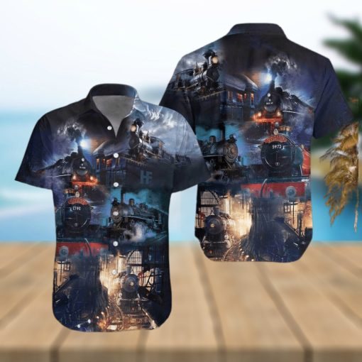 Train Locomotive Unisex Hawaiian Shirt