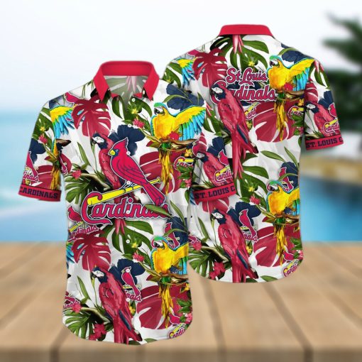 Trending MLB St  Louis Cardinals Flower Summer Hawaiian Shirt