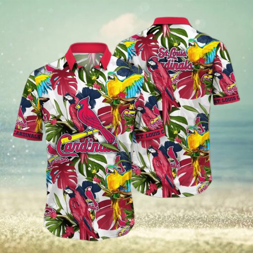 Trending MLB St  Louis Cardinals Flower Summer Hawaiian Shirt