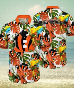 Trending NFL Cincinnati Bengals Flower Hawaiian Shirt