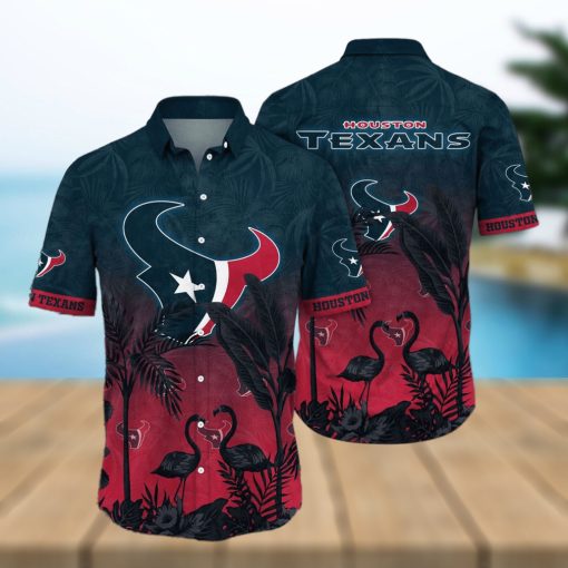 Trending NFL Houston Texans Flower Hawaiian Shirt