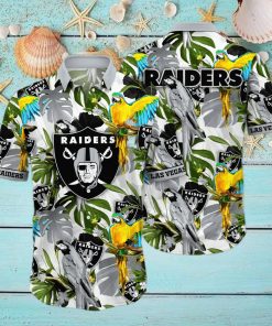 Trending NFL Las Vegas Raiders Flower Hawaiian Shirt