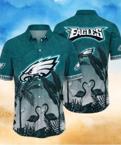 Trending NFL Philadelphia Eagles Flower Hawaiian Shirt