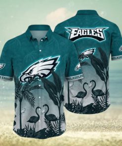 Trending NFL Philadelphia Eagles Flower Hawaiian Shirt