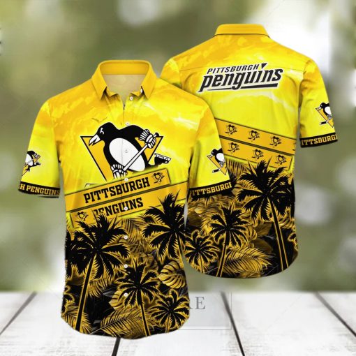 Trending NHL Pittsburgh Penguins Flower Summer Hawaiian Shirt