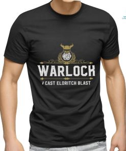 Trends Warlock Eldritch Blast D20 Funny Tabletop Rpg Gamers T Shirts