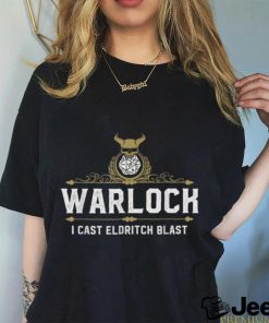 Trends Warlock Eldritch Blast D20 Funny Tabletop Rpg Gamers T Shirts