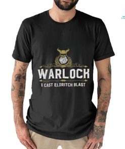 Trends Warlock Eldritch Blast D20 Funny Tabletop Rpg Gamers T Shirts