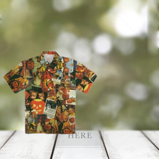 Trick Treat Halloween Hawaiian Shirt