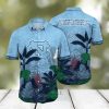 Goth Gang Cross Green Leaf Aloha Hawaiian Shirt