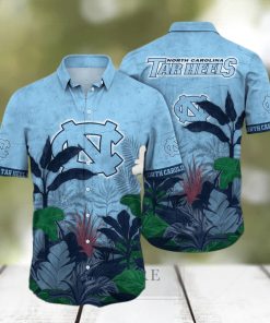 Tropical Aloha NCAA North Carolina Tar Heels Hawaiian Shirt Beach Gift For Dad