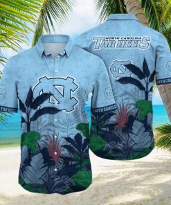 Tropical Aloha NCAA North Carolina Tar Heels Hawaiian Shirt Beach Gift For Dad