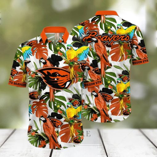 Tropical Aloha NCAA Oregon State Beavers Hawaiian Shirt Gift For Him